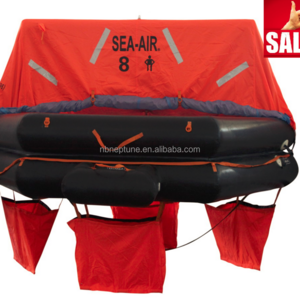 Life Rafts 8 person capacity SOLAS certification for passenger boat