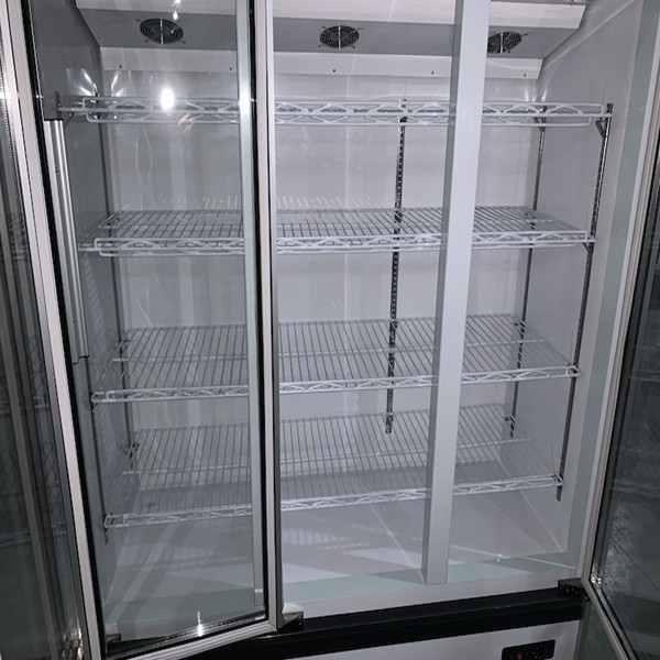 LC-1093 Vertical Refrigerated Showcase Cooler Upright Display Commercial Beverage Cooler Refrigerators