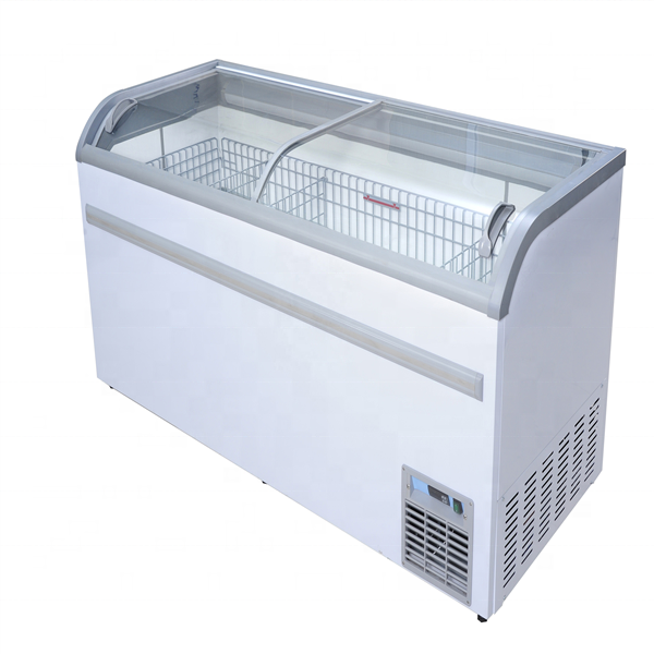 SD2500ZH   Supermarket deep freezer horizontal chest freezer with glass refrigerator and freezers