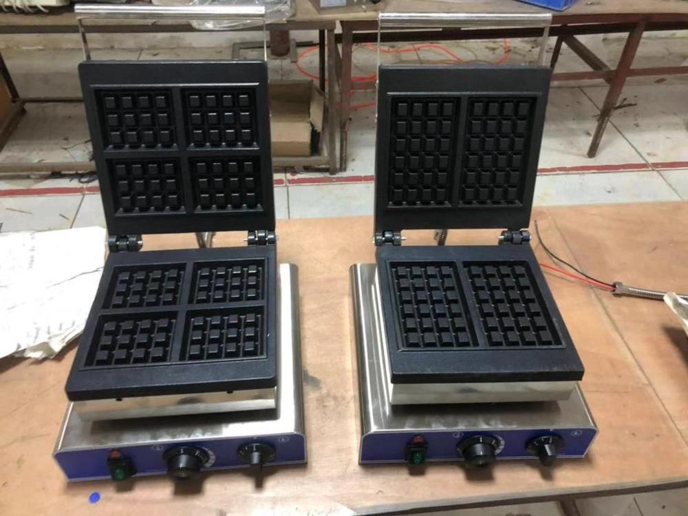 2 Square shape Waffle maker , China factory supplier, CE certificate, commercial use,2019 hot sale