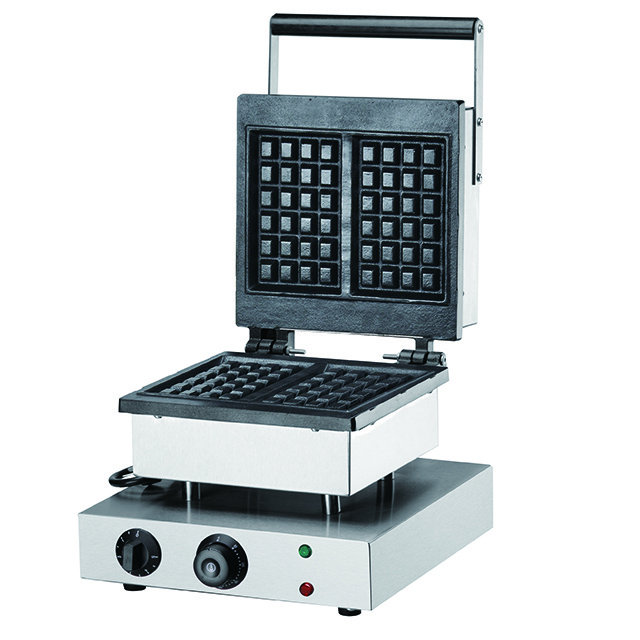 2 Square shape Waffle maker , China factory supplier, CE certificate, commercial use,2019 hot sale