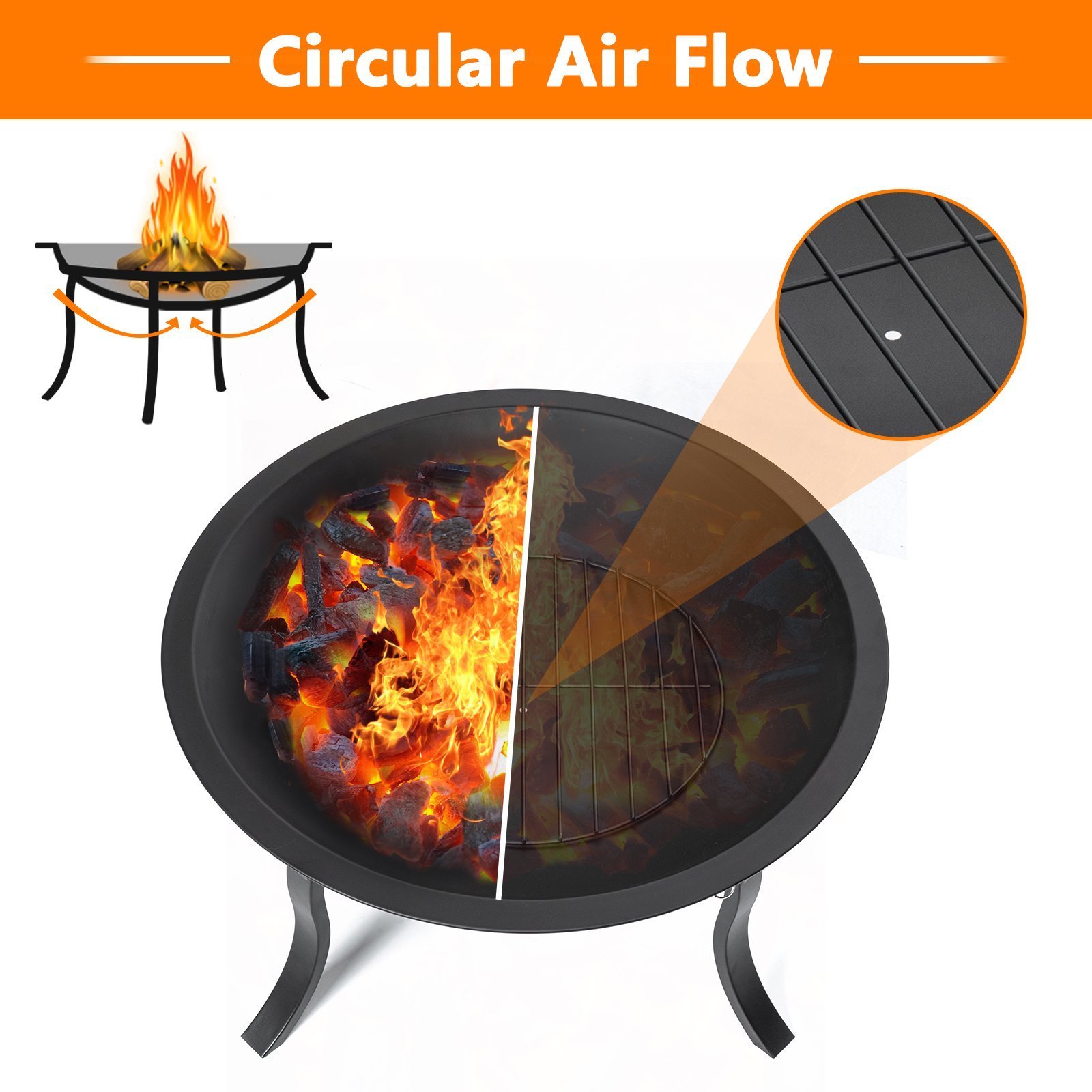 Bestseller portable  smokeless fire pits wood burning fire pit for outdoor camping.