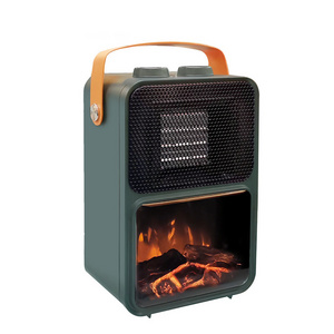 Impressive Flame freestanding electric fireplace Portable Mini Electric Heaters for Bedroom