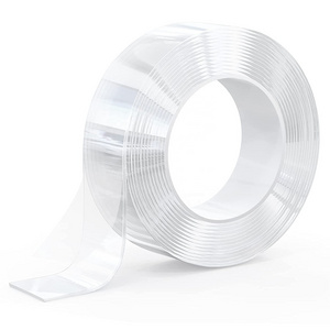 Double sided heavy duty stick mounting adhesive tape clear two sided wall tape strips transparent removable poster tape