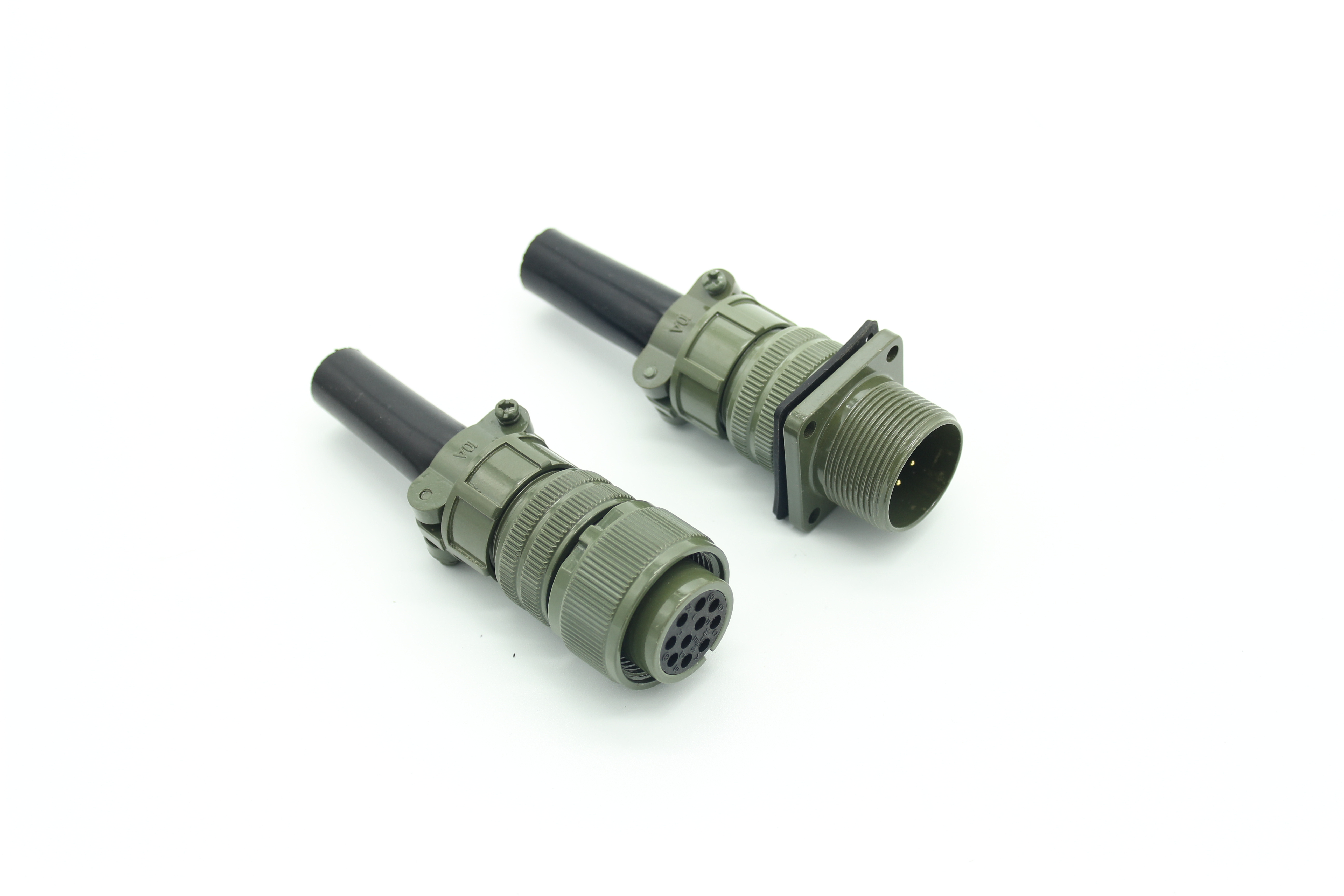 Circular Connector Amphenol 10 Pins Power 18-1s 3100a Mil 5015 Connectors Industrial Cable Connector 10 Pin Plug