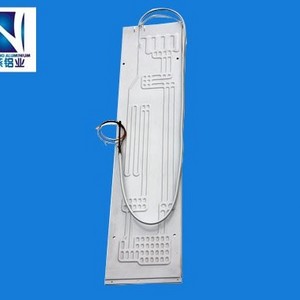 Aluminum roll bond refrigerator compressor and evaporator