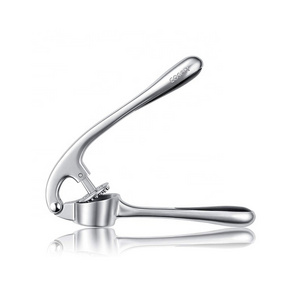 Garlic Press with Soft Easy-Squeeze Ergonomic Handle Sturdy Design Extracts More Garlic Paste Per Clove Garlic Crusher