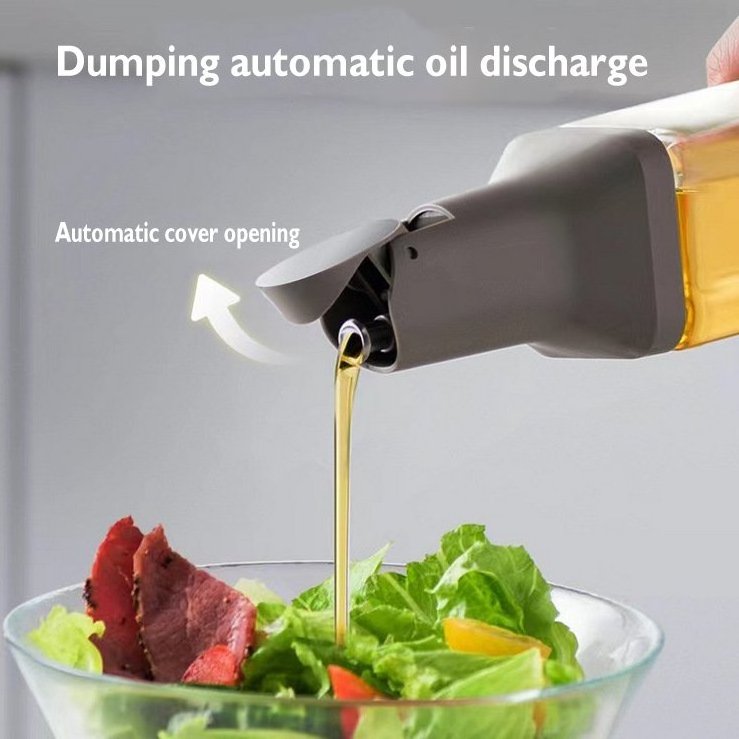 Olive Oil Dispenser, Drip Free Spout Oil Dispenser Bottle for Kitchen Oil and Vinegar Dispenser