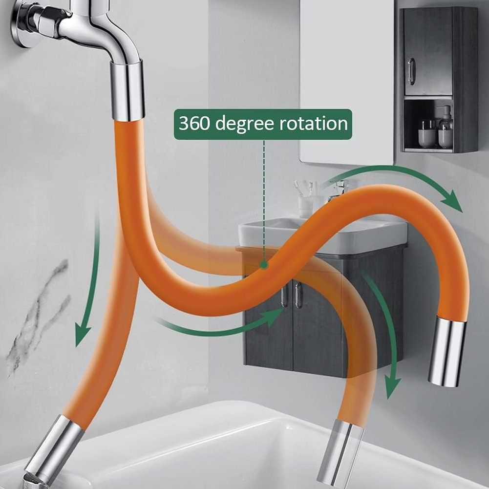 Kitchen Garden Faucet Extender Hose  also for Bathroom and Laundry Room