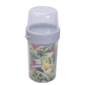 Overnight Oats Container with Lid Portable Plastic Overnight Oats Jars Yogurt Jars Large