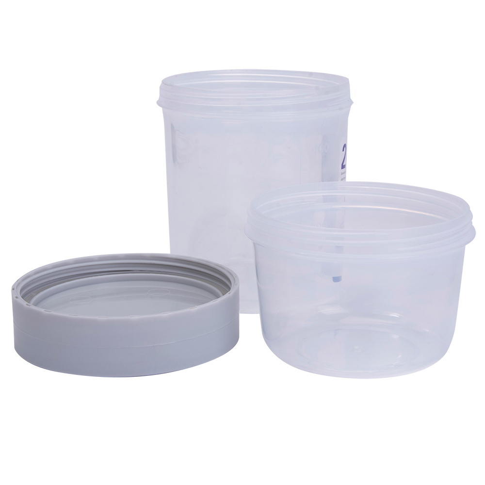 Overnight Oats Container with Lid Portable Plastic Overnight Oats Jars Yogurt Jars Large