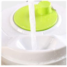 3L Vegetable Washer Fruit Veggie Bowl Salad Spinner with Lid