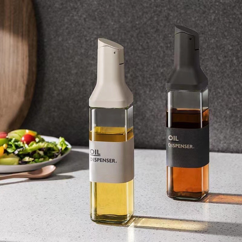 Olive Oil Dispenser, Drip Free Spout Oil Dispenser Bottle for Kitchen Oil and Vinegar Dispenser