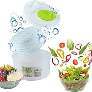 3L Vegetable Washer Fruit Veggie Bowl Salad Spinner with Lid