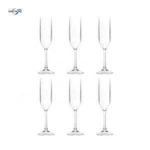 Unbreakable Long Stem Wine Glasses BPA Free Plastic Cocktail Glasses Goblets for Party