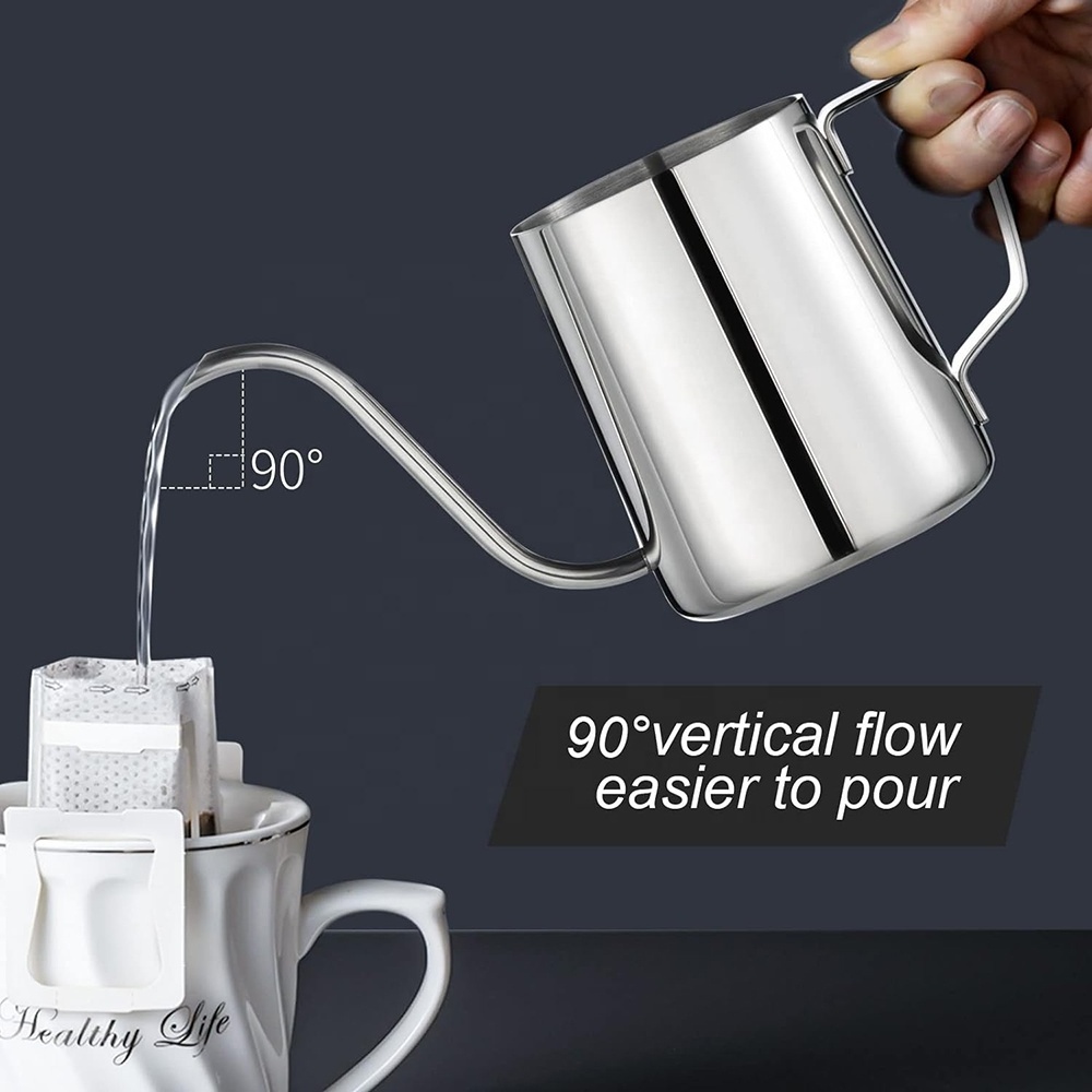 Pour Over Coffee Makers Kettle Stainless Steel Gooseneck Spout Coffee Tea Pot Carafe