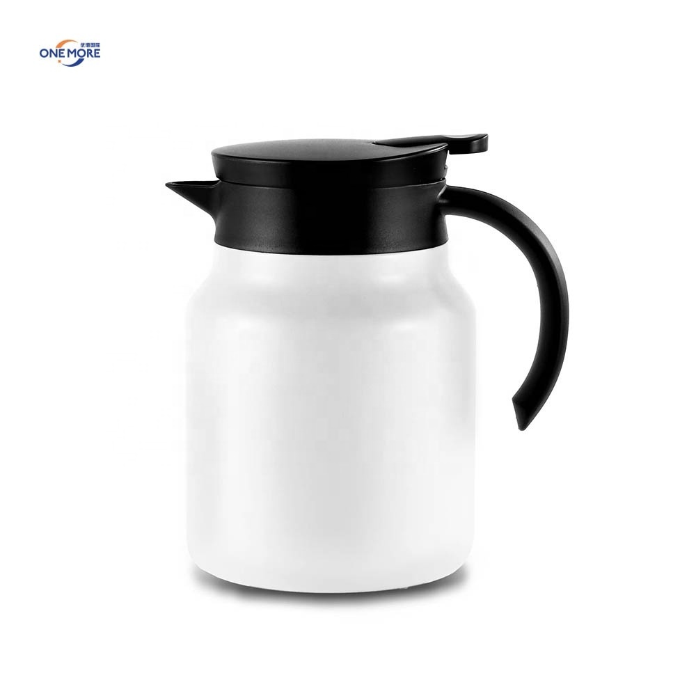 Water Coffee Thermos for Keeping Hot Double Wall Stainless Steel Insulated Coffee Carafe Tea Maker