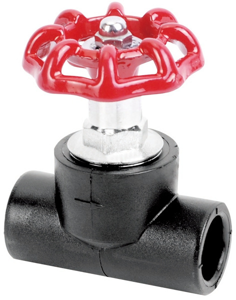 HDPE Socket Pipe Fittings Stop Valve