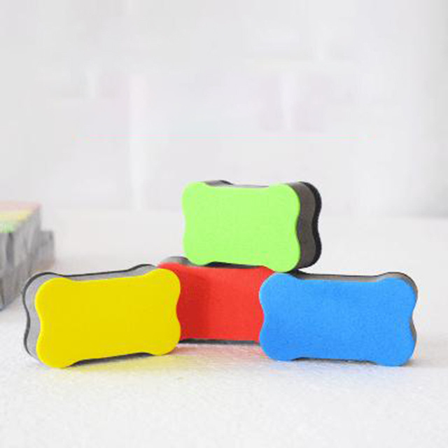 2021 Hot Sale School Multi Color Magnetic Plastic Clear Dry White Blackboard Whiteboard Board Eraser