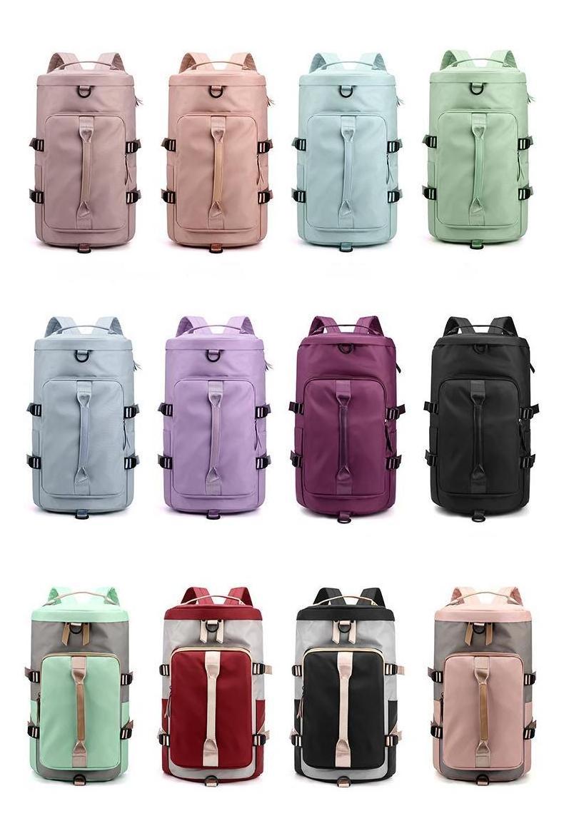 Travel bag Printable LOGO Multi-functional backpack Large capacity gym bag Backpack for short trips Individual shoe storage