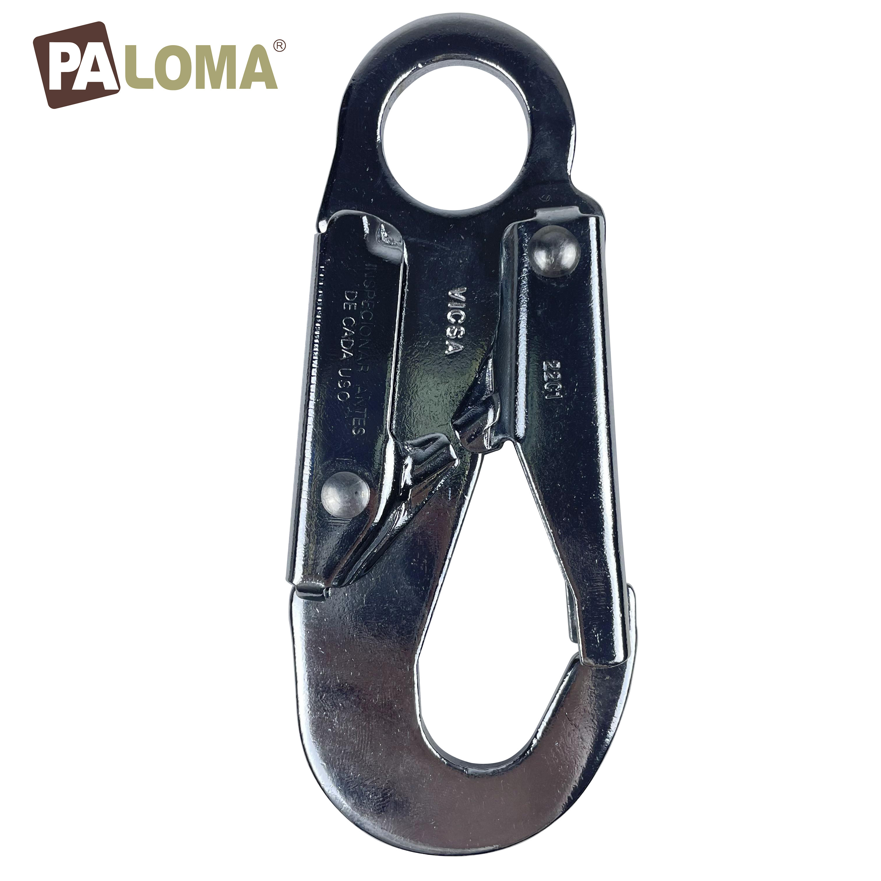 High Quality Aluminum Gate Steel Snap Hook Super Light Solid Snap Hook Safety Belt Hook