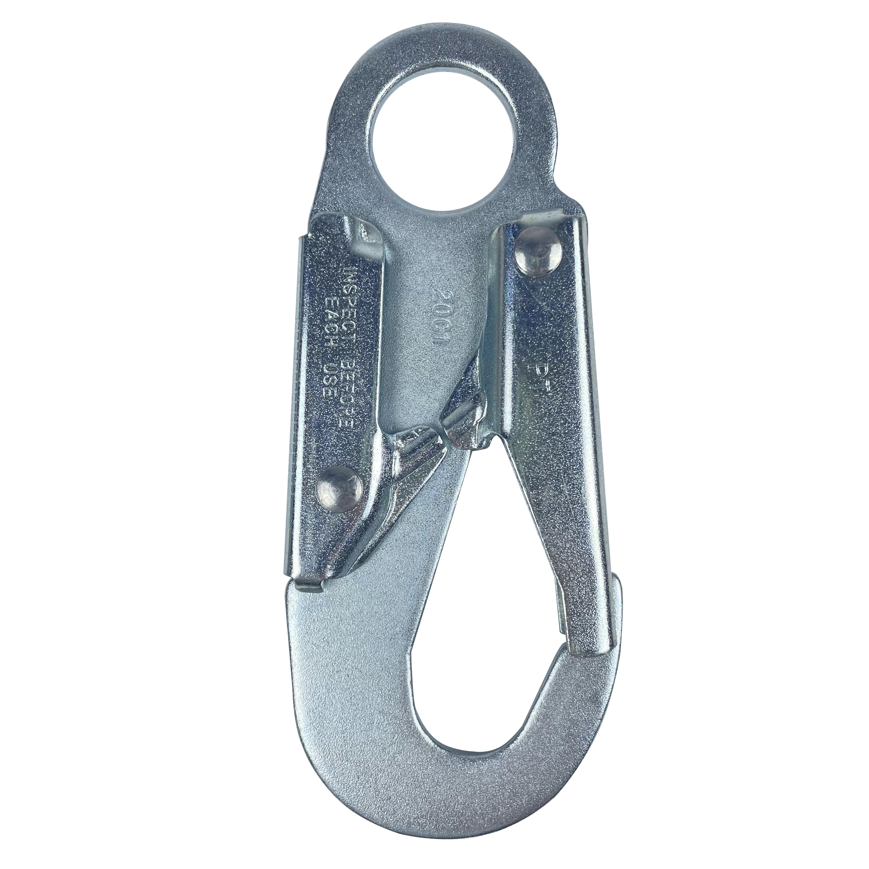 High Quality Aluminum Gate Steel Snap Hook Super Light Solid Snap Hook Safety Belt Hook