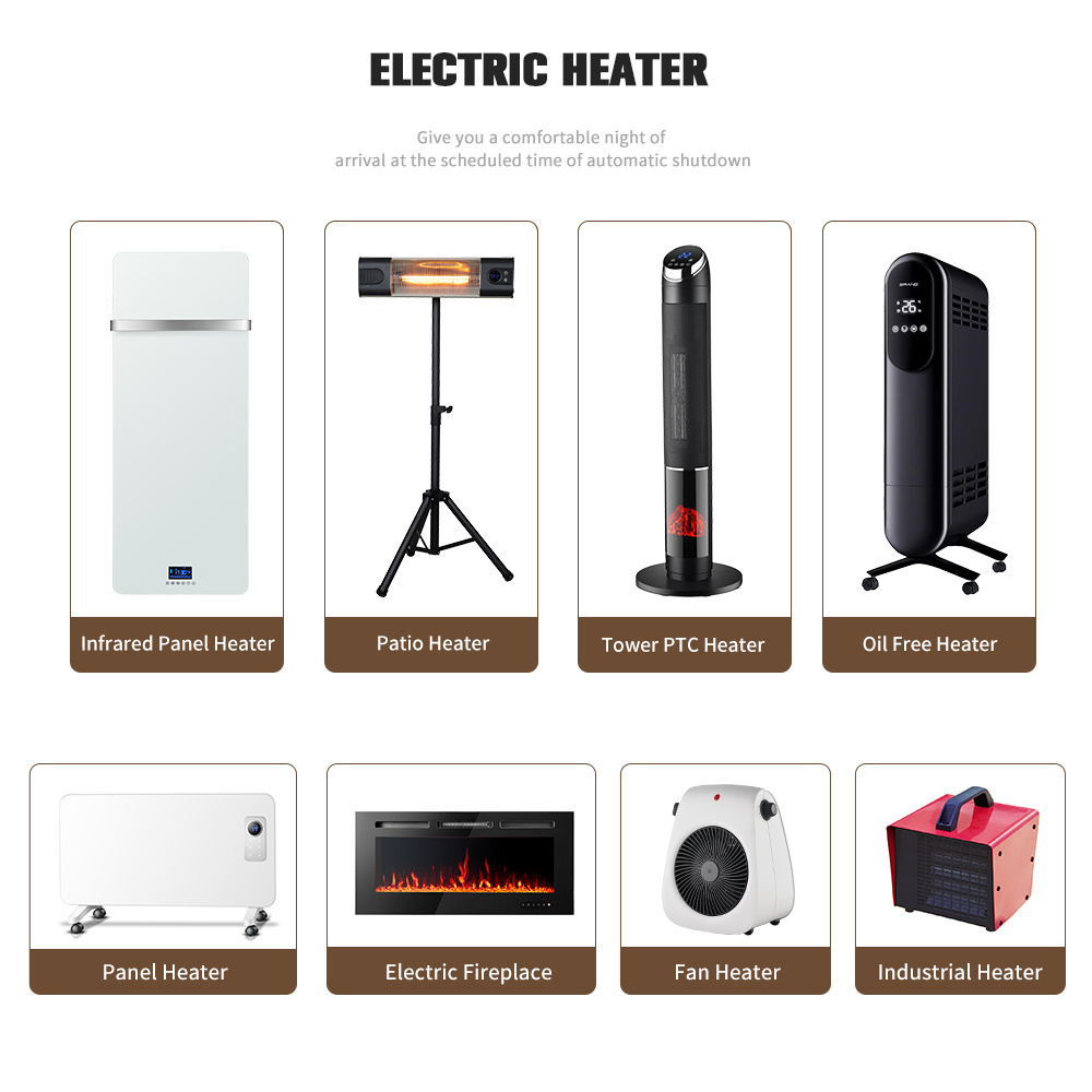 Bathroom Wall Mounted Panel Heating Infrared Heater with LED Display