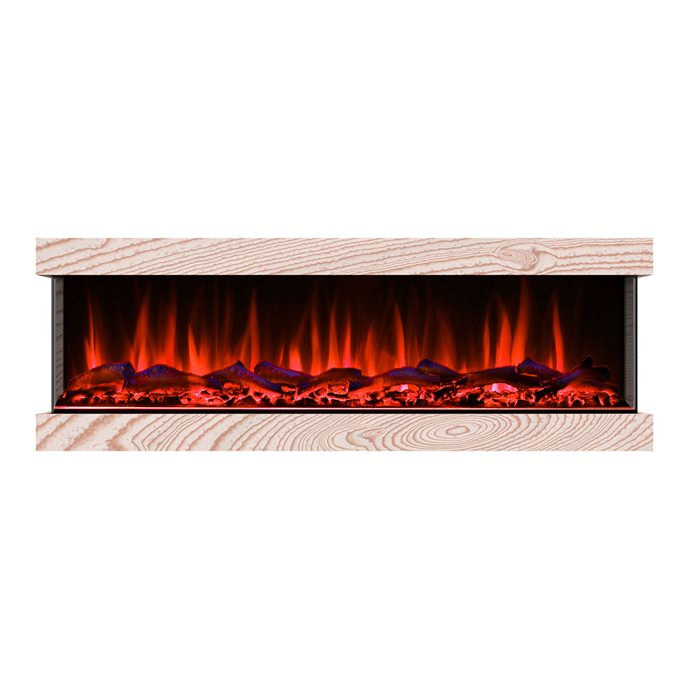 Fashion Designed Electric Wood Insert Fireplace Heater With LED Flame