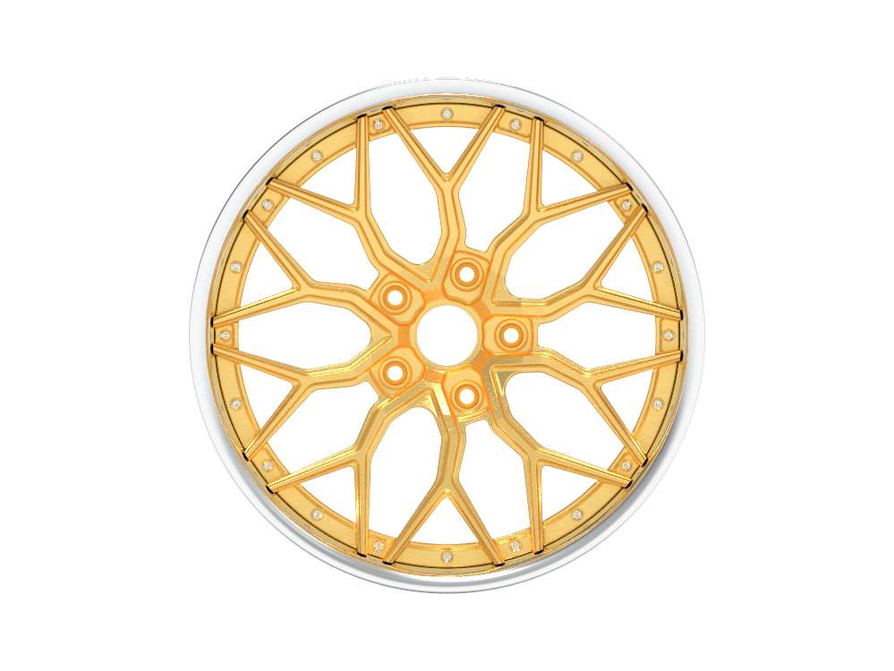 20 22 24 inch 5X120 Forged Aluminum Chrome golden wheel 5x112 Car OEM Wheels Passenger Car Alloy Wheels Rims