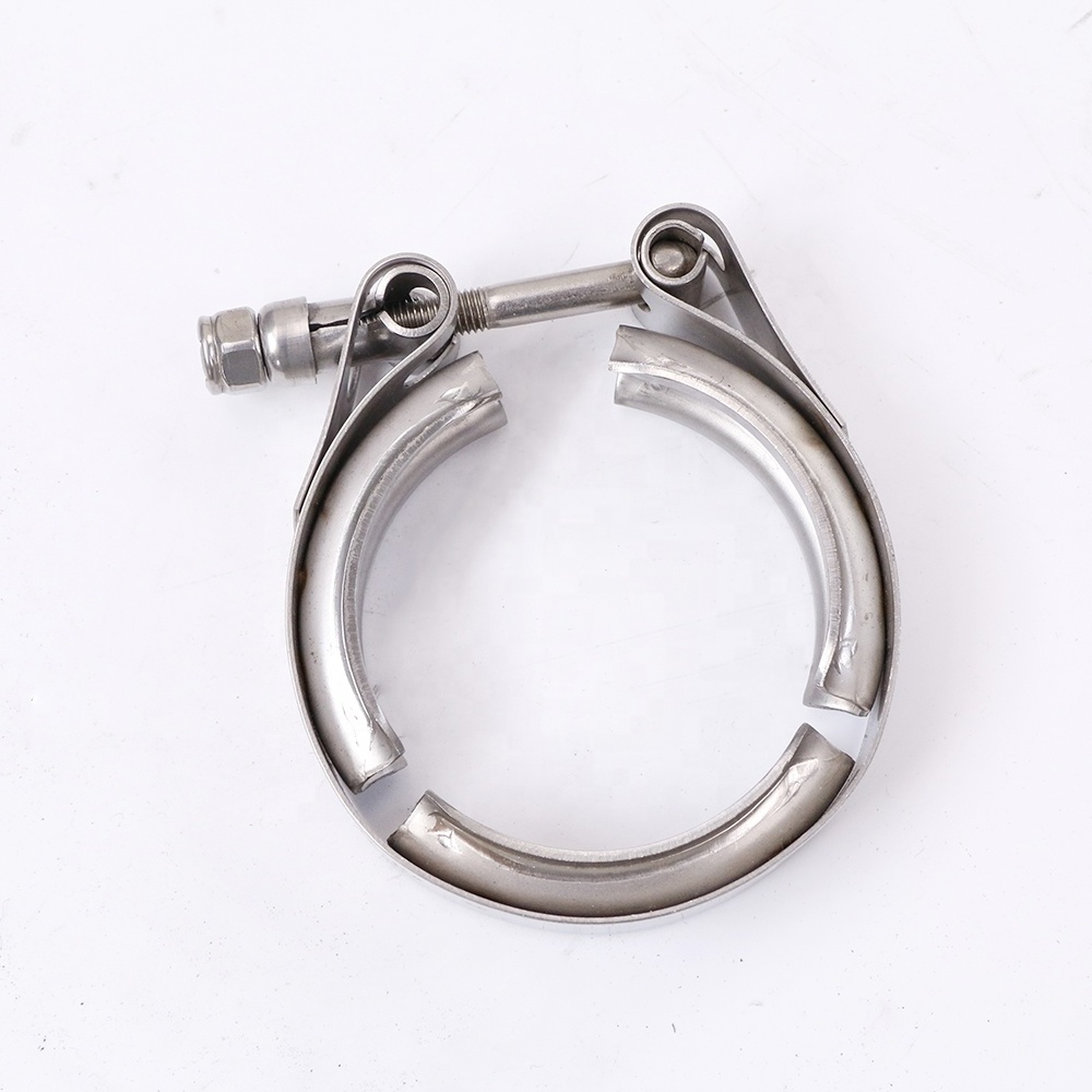 Stainless Steel Pipe Clamp & Interlocking Flange Set Stainless Steel jointing clamp for Exhaust