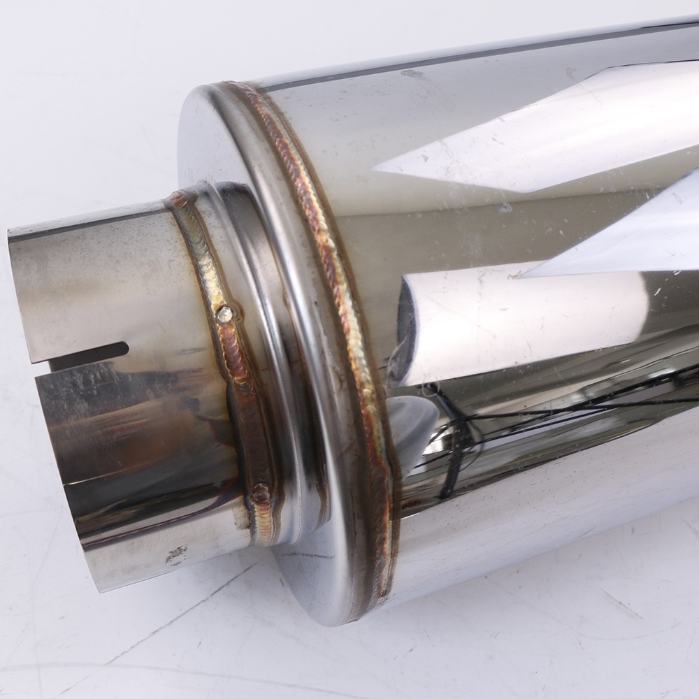 Car/truck Silence Muffler Exhaust Tip Performance Stainless steel titanium Round Exhaust Muffler