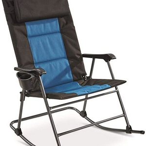 NPOT Oversized Rocking Camp Chair Portable Foldable 500-lb Capacity for Camping Tailgating Outdoor Activities