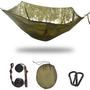 Pop-Up Camping Hammock with Net Supports 770 lbs