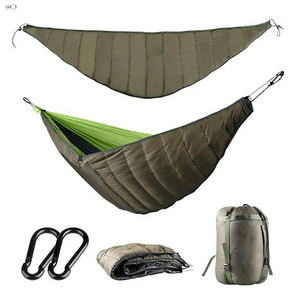 NPOT Single&Double Hammock Underquilt, Full Length Under Quilts for Hammocks, Winter Cold Weather Warm Blanket Bottom Insulation