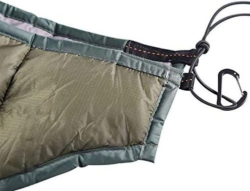 Winter Warm Hammock Underquilt Lightweight Hammock Gear Quilt Packable Full Length Under Ceiling Camping Survivor Hanging Bed