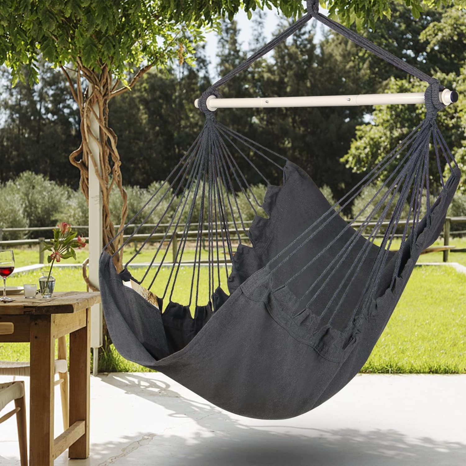 NPOT Single Person Parachute Lightweight Portable Hanging Hammock Chair