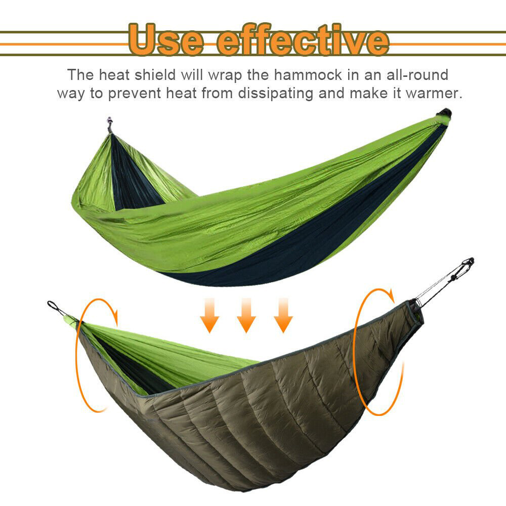 NPOT Hammock Underquilt Sleeping Winter Warm Under Quilt Blanket for Outdoor Garden Jungle, Camping Hammock