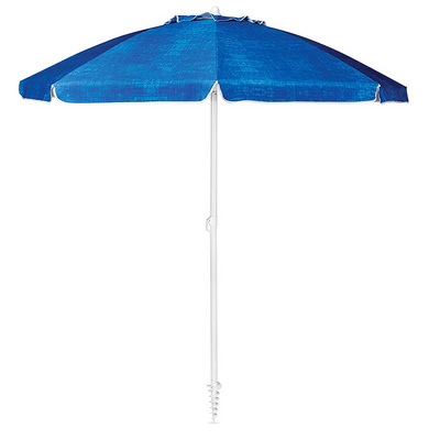 NPOT Portable Beach Umbrella with Sand Anchor Tilt Pole Carry Bag Air Vent