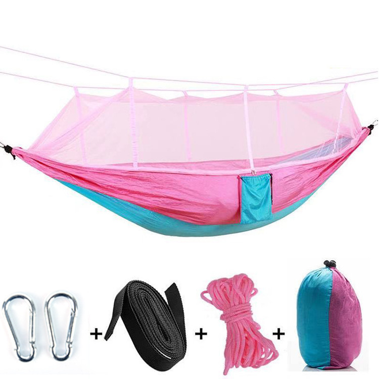 NPOT Factory sales new outdoor mosquito net hammock camping with mosquito net