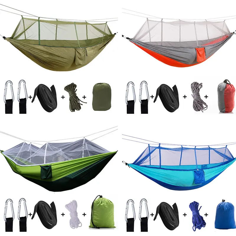 NPOT Factory sales new outdoor mosquito net hammock camping with mosquito net