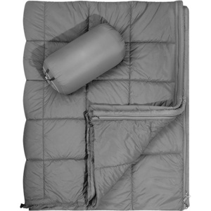 NPOT Insulation Puffy Camping Blankets for Cold Weather Warm & Packable Camping Quilt with Zipper