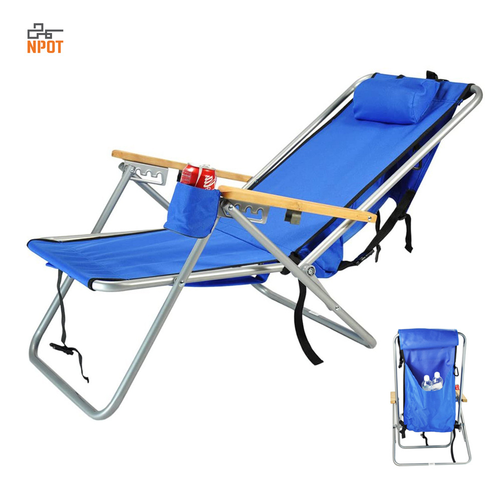 NPOT Outdoor xxl  Folding heavy duty folding directors chair extra wide cozy  camping chair