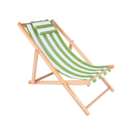 NPOT minimalist style canvas  leisure beach chair folding deck chair