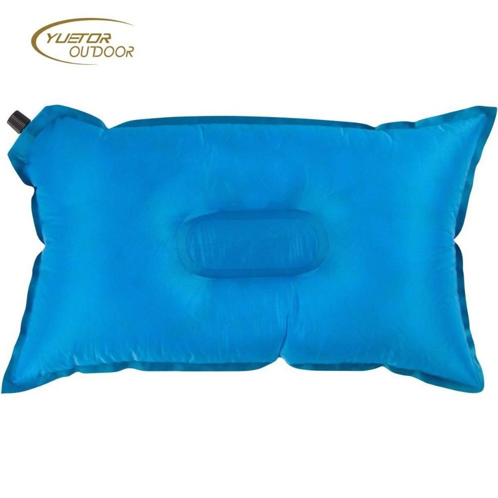 Self Inflating Camping / Lumbar Pillows - Compressible, Inflatable, Comfortable Air Travel Pillow Cushion for Back Support