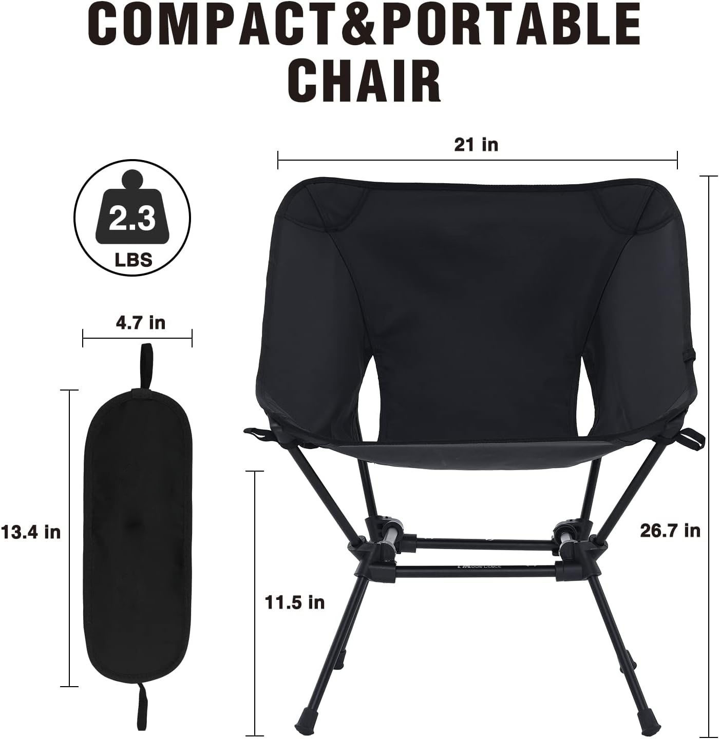 NPOT Folding Height Outdoor Adjustable Moon Camping Lawns Chair Custom Portable Canvas Fabric Aluminum Beach Chairs Modern 1.3kg