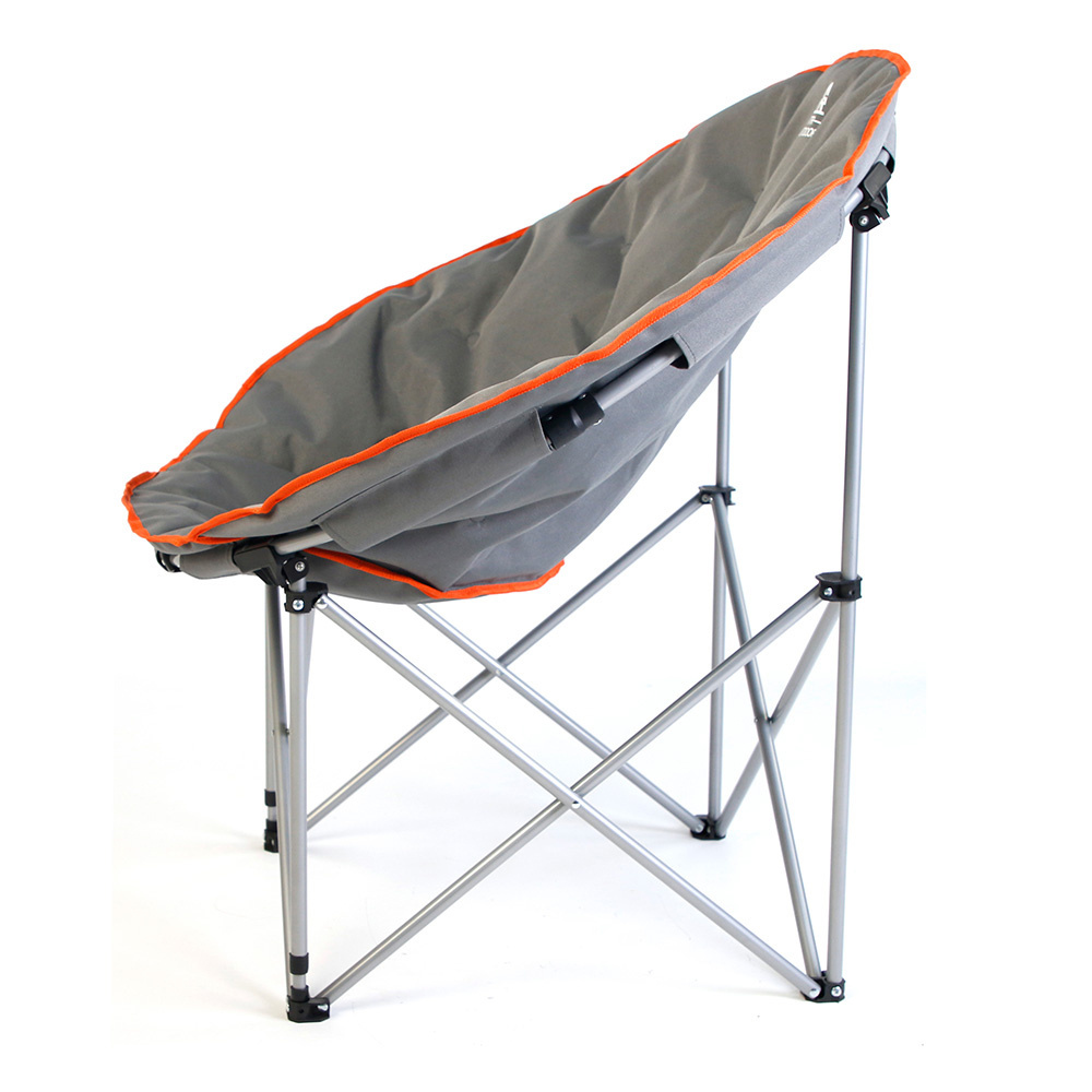 NPOT Durable Camp chair Rouded Saucer Easy Assembly Portable Oversize King size foldable outdoor chair