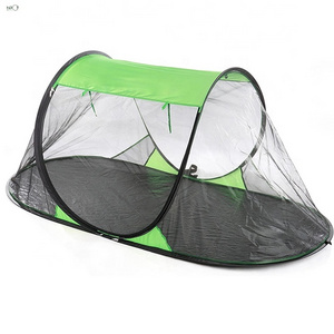 NPOT One Person Pop up Mosquito Net Screen Mesh Tent Portable Camping Bed Tent, 1-Person Popup Screen Tent