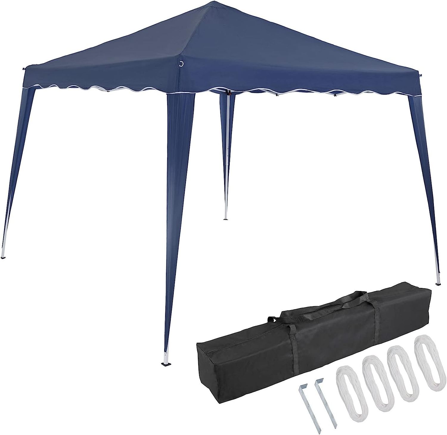 NPOT Hot Selling Pop Up Gazebo 3m x 3m without Sides Folding Garden Marquee Tent Awning Canopy Carry Bag BLUE