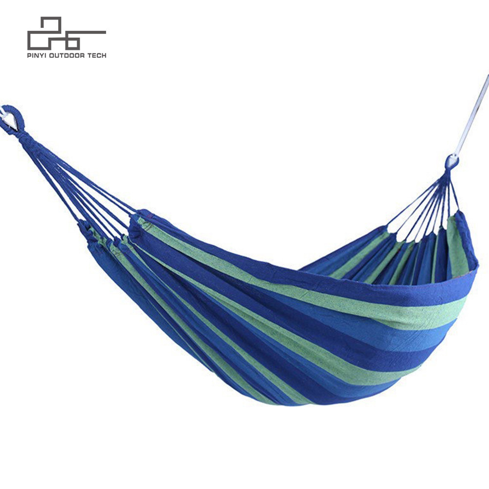 NPOT Best Selling Outdoor Portable Parachute Hammock Beach Canvas Folding Hammock with Tree Straps