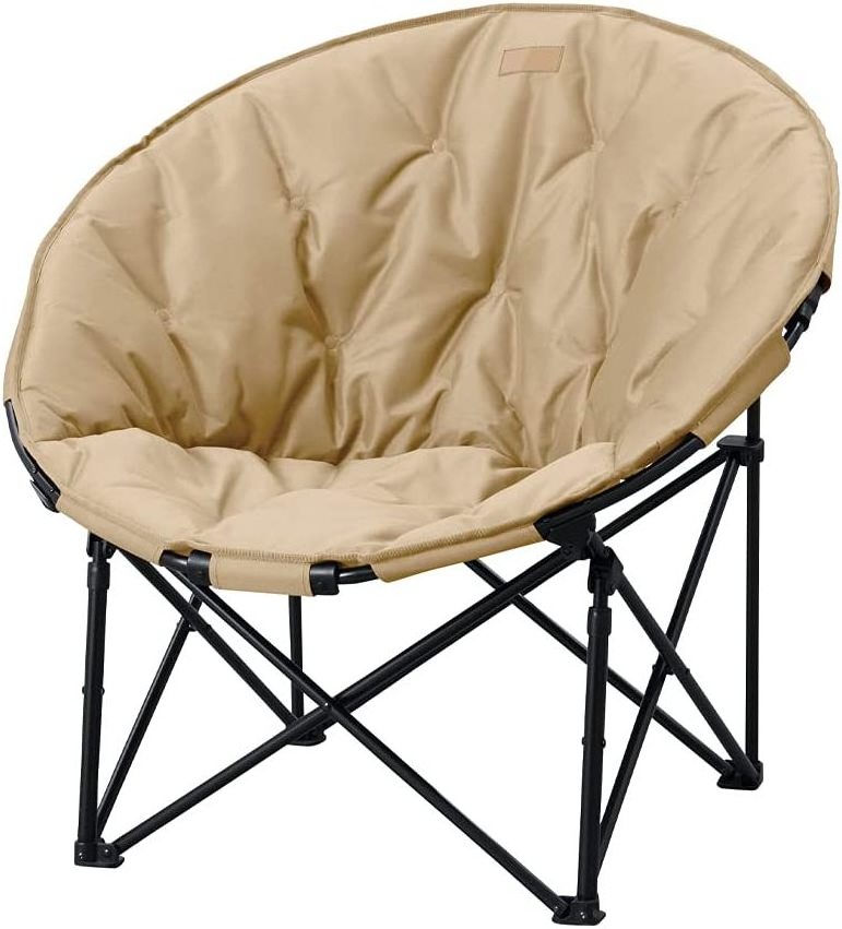 NPOT Wholesale Oversized Camping Chairs, Folding Moon Saucer Camping Chair